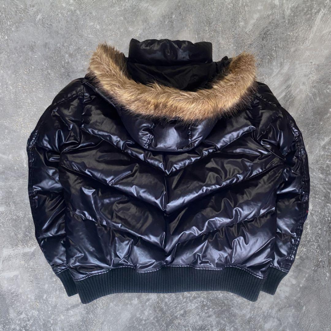 OLD UNIQLOプレミアムダウンジャケット 短丈 y2k お兄系 グランジ