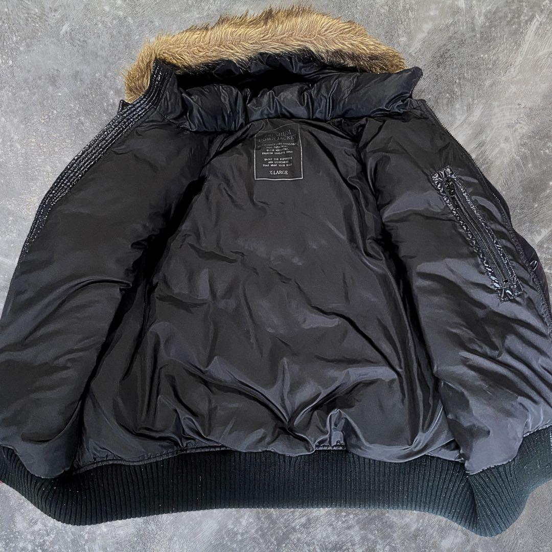 OLD UNIQLOプレミアムダウンジャケット 短丈 y2k お兄系 グランジ