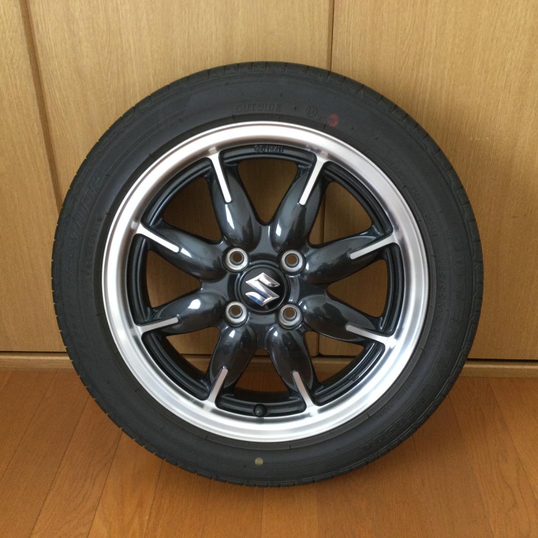 アルトターボRS★純正ポテンザ 165/55R15 75V 1本★中古美品①
