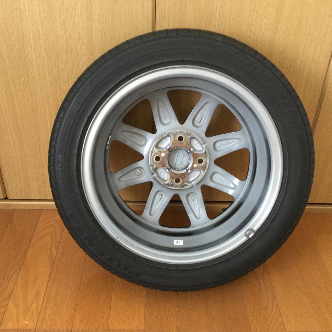 アルトターボRS★純正ポテンザ 165/55R15 75V 1本★中古美品①