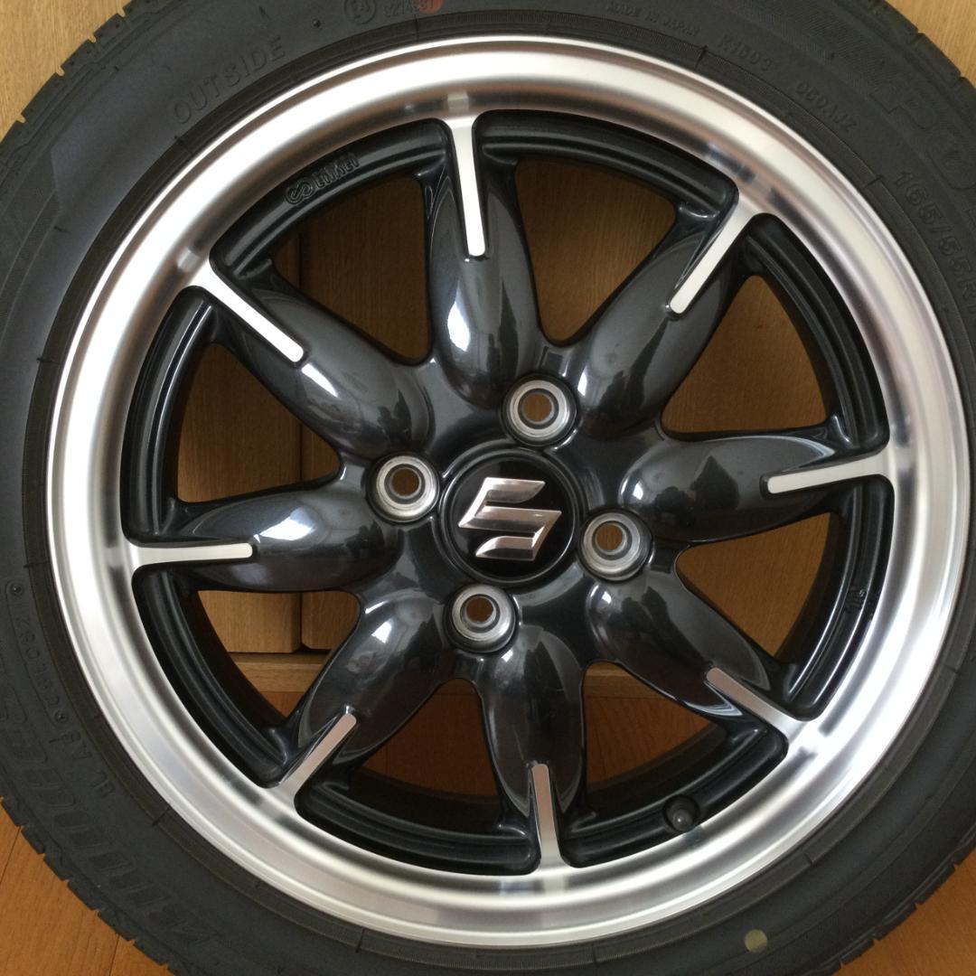 アルトターボRS★純正ポテンザ 165/55R15 75V 1本★中古美品①