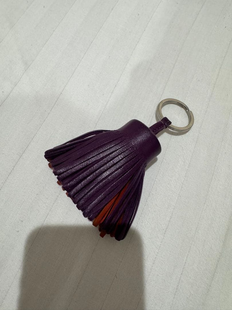 エルメス　カルメン　キーホルダー　パープル　オレンジ