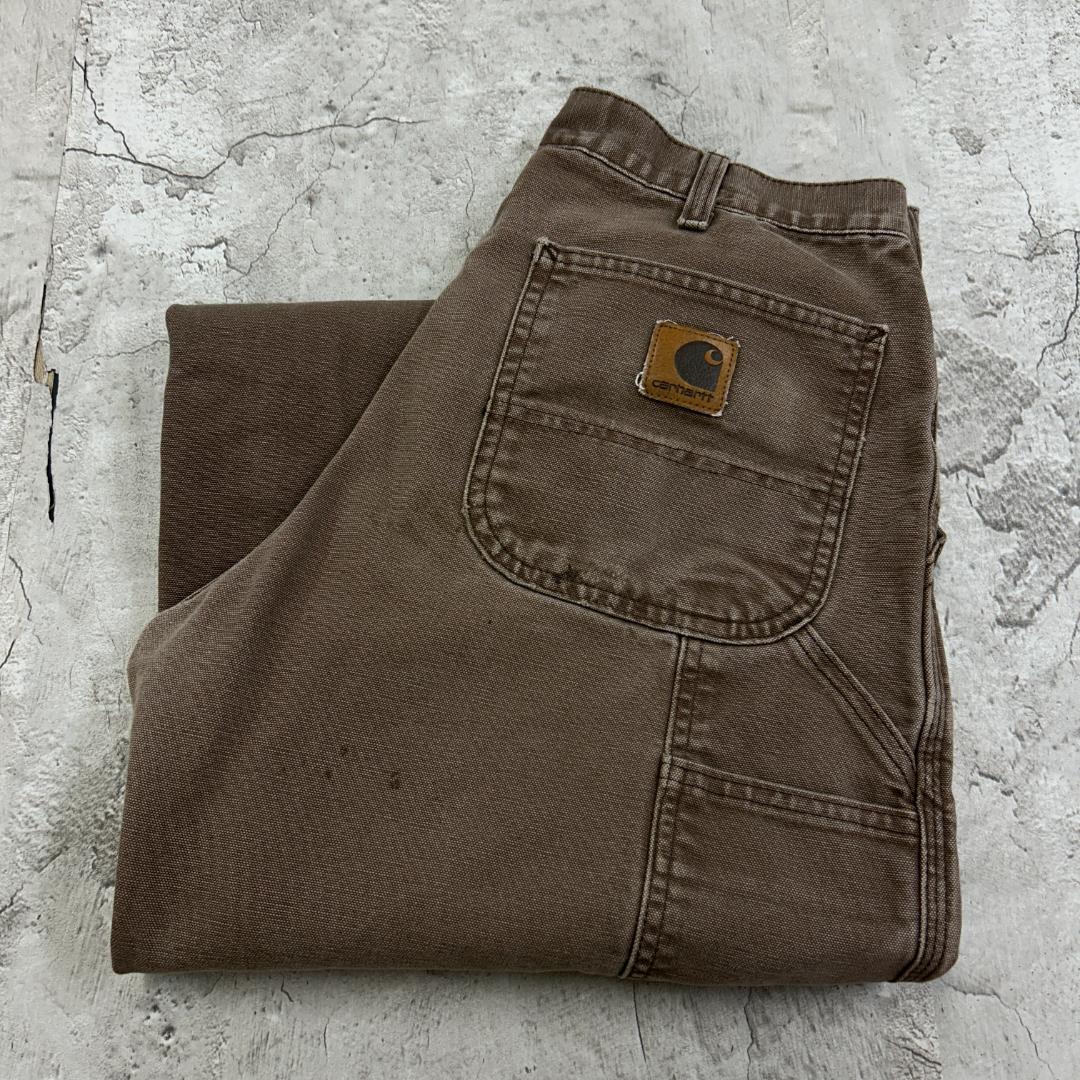 わ*ぬ様 カーハート　ダック　ペインターパンツ　雰囲気抜群　ボトムス　古着　ブラ