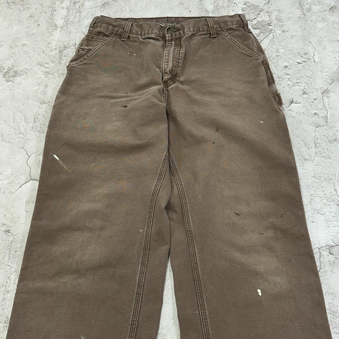 わ*ぬ様 カーハート　ダック　ペインターパンツ　雰囲気抜群　ボトムス　古着　ブラ