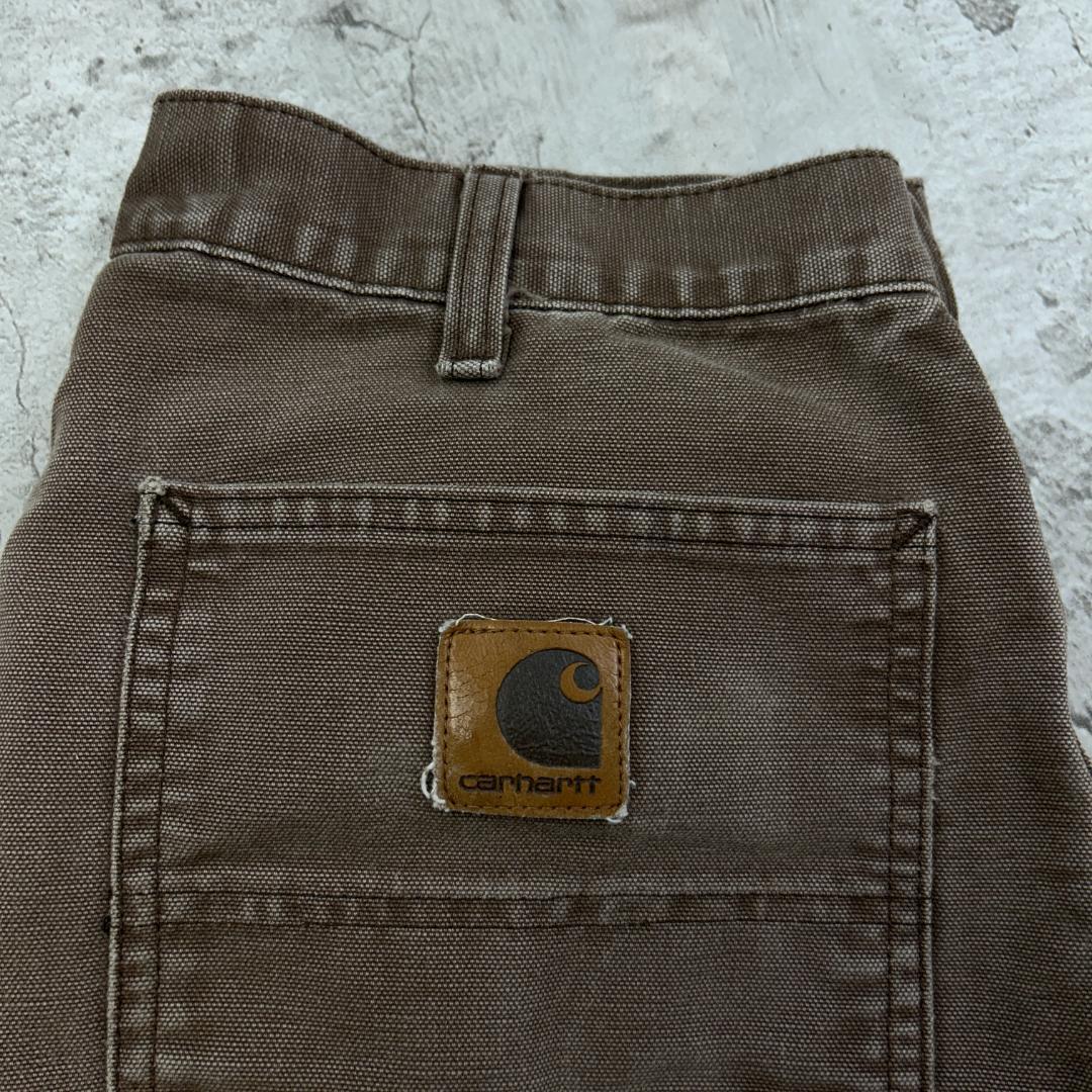 わ*ぬ様 カーハート　ダック　ペインターパンツ　雰囲気抜群　ボトムス　古着　ブラ