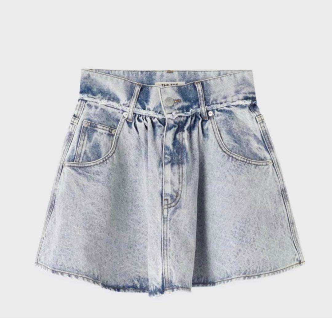 THE TOE ザ・トゥー　デニムミニスカート　新品未使用　タグ付き