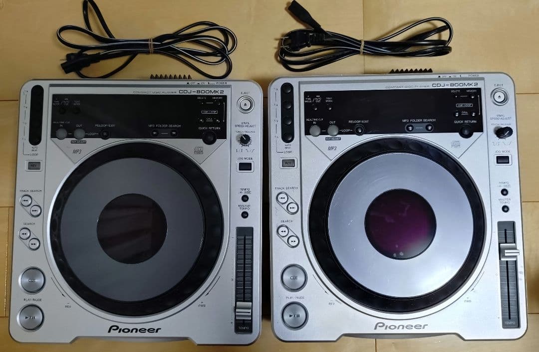 Pioneer CDJ-800Mk2 2台セット スクラッチ対応モデル おまけ付