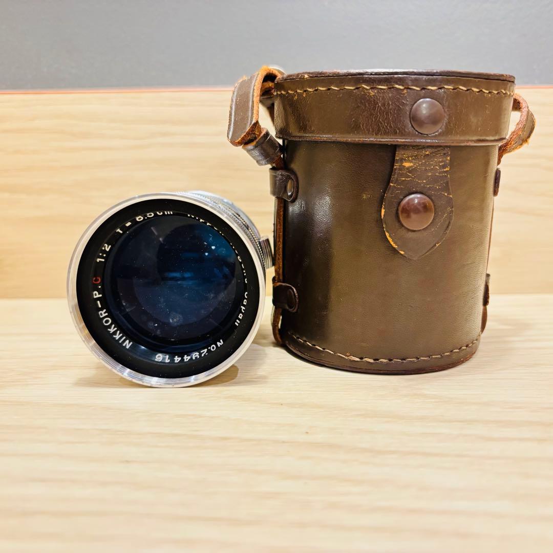 【ジャンク品】Nikon NIKKOR-P.C 8.5cm F2 Sマウント