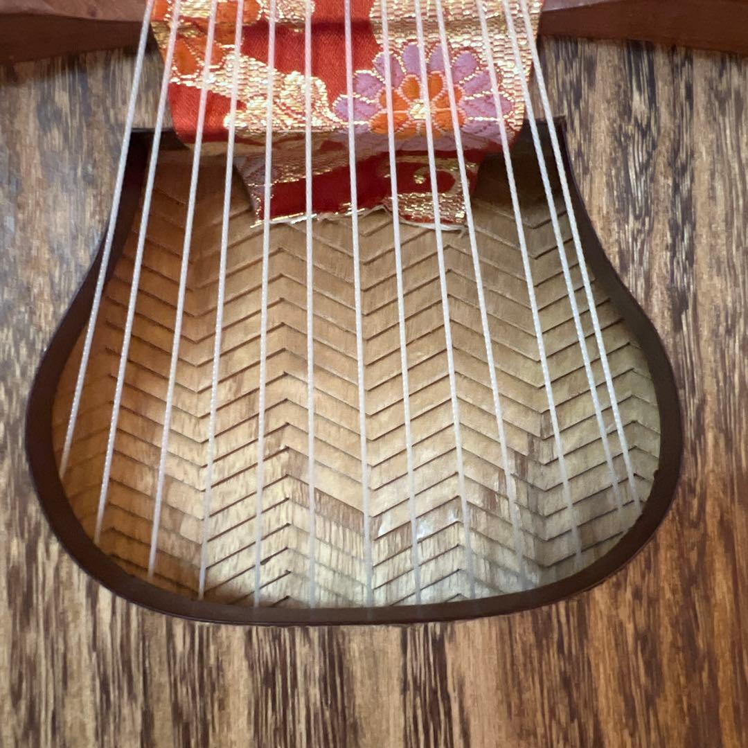 【入門用】木製琴 波模様 スタンド付き