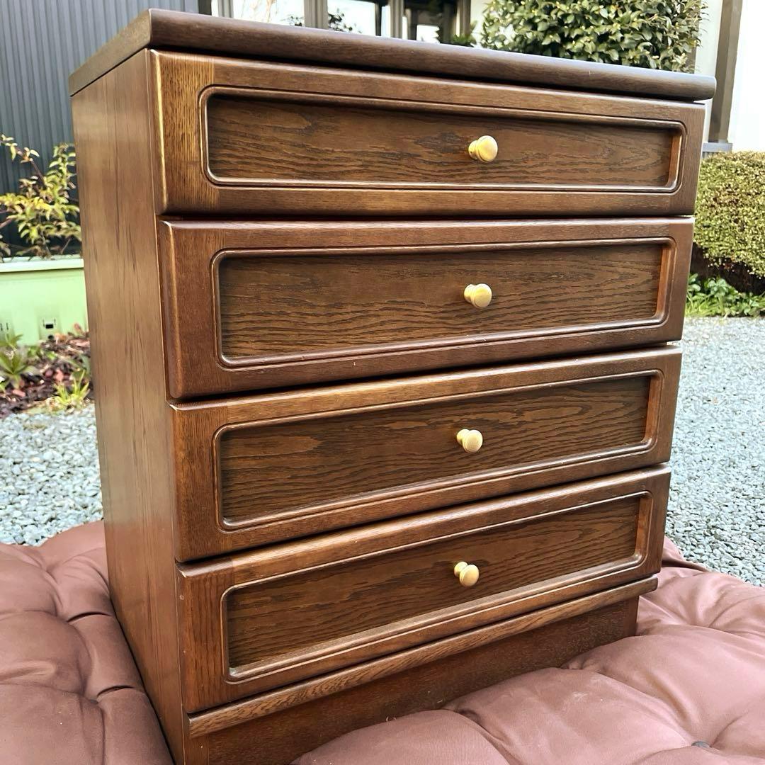 karimoku カリモク チェスト 4段 引き出し キャビネット 収納