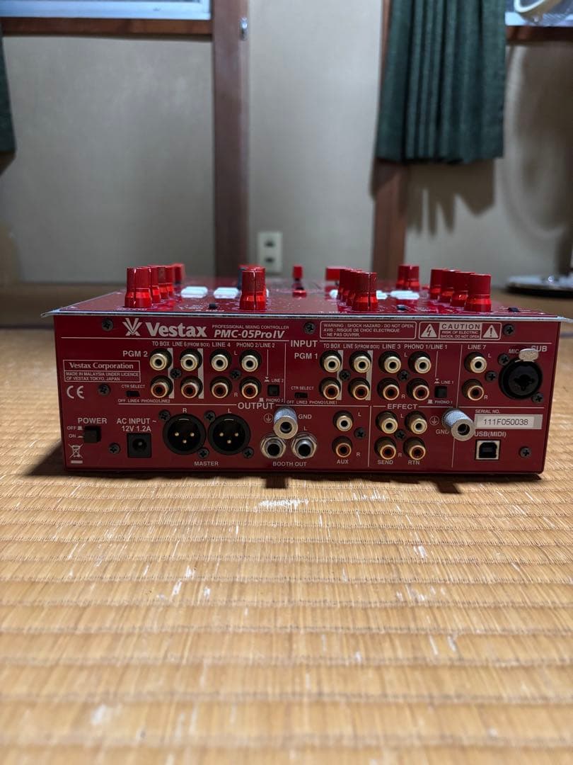 Vestax RED BEAT DJミキサー