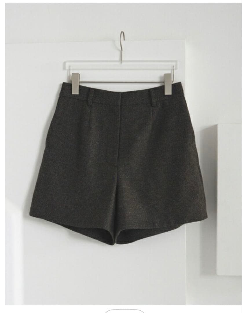 アンヌーク ヘリンボーンショートパンツ