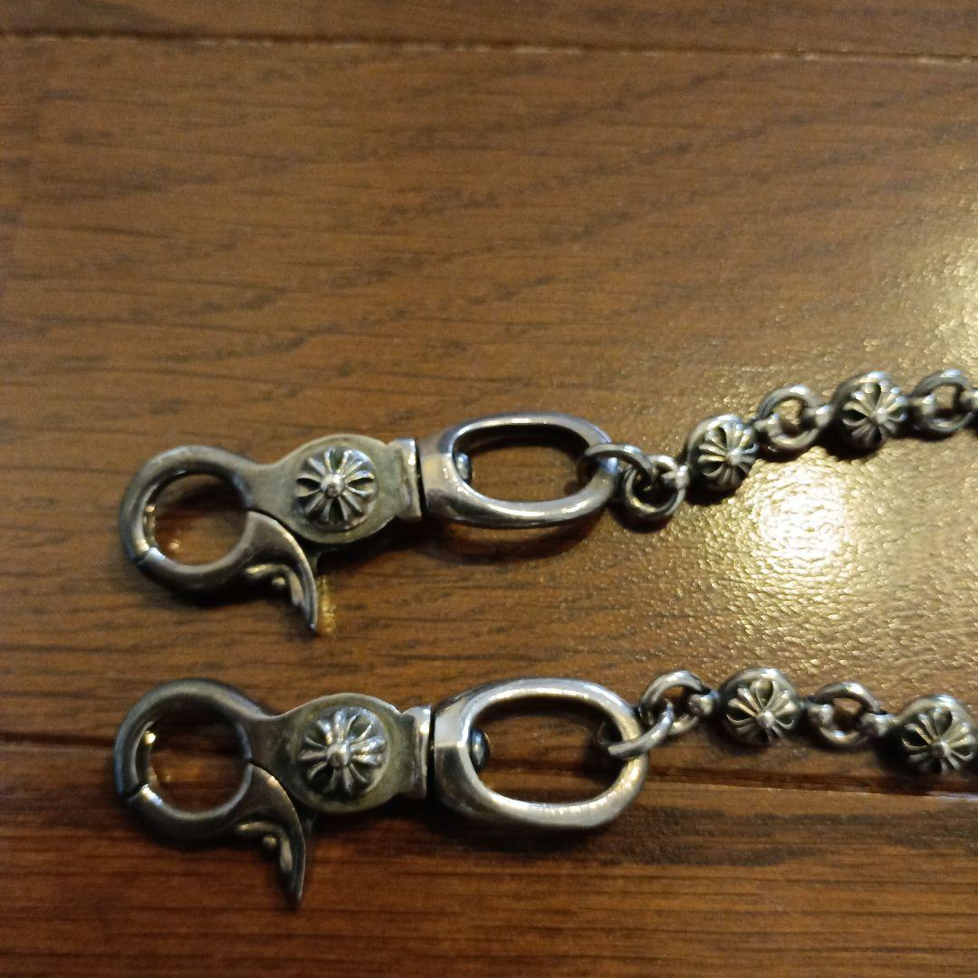 ウォレットチェーン　約55センチ　クロム　タイプ