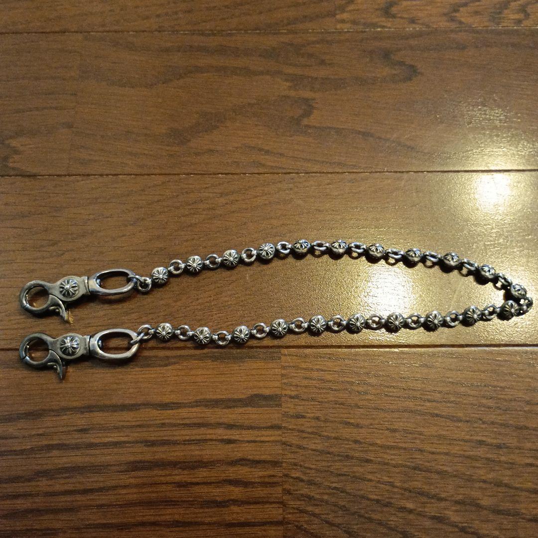 ウォレットチェーン　約55センチ　クロム　タイプ