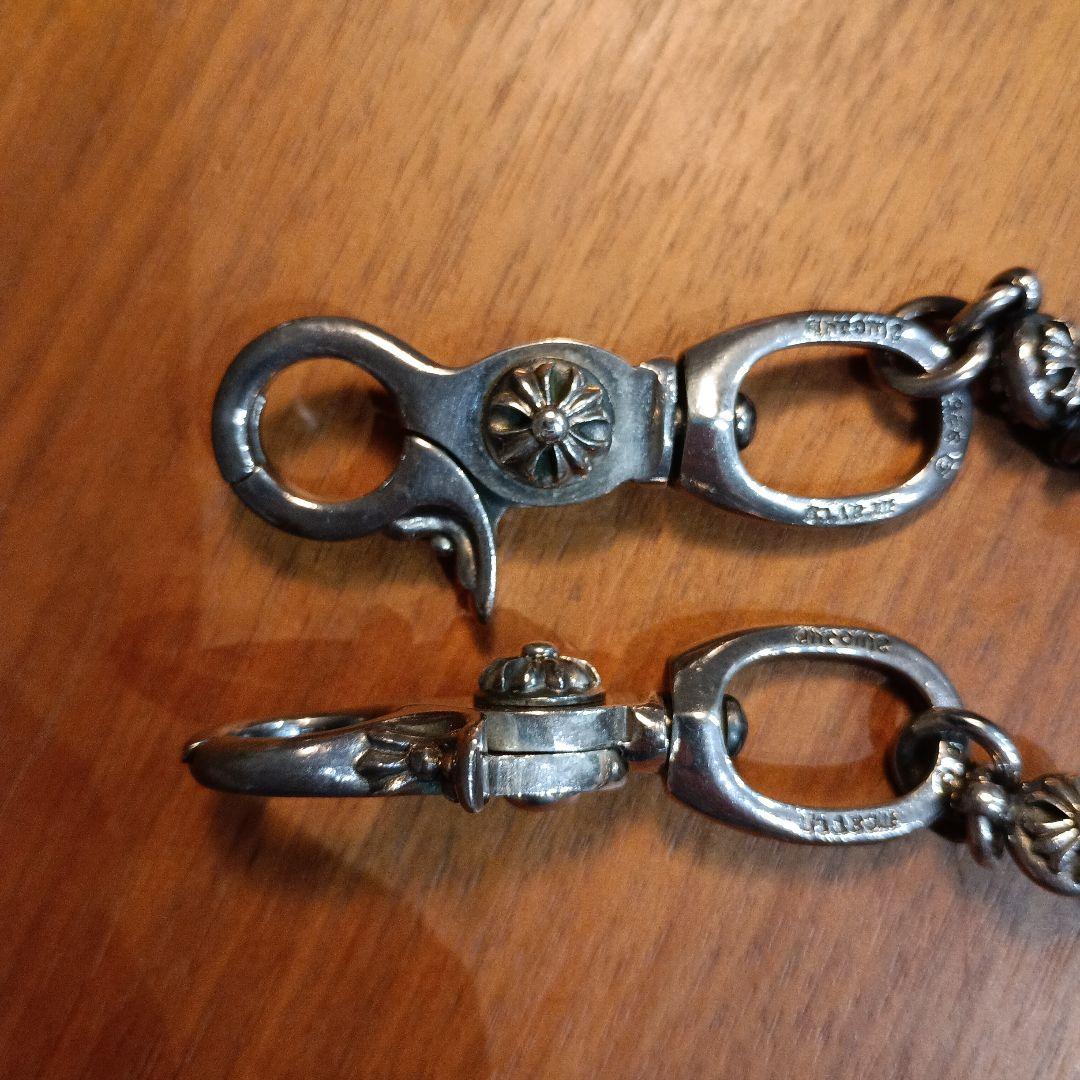 ウォレットチェーン　約55センチ　クロム　タイプ