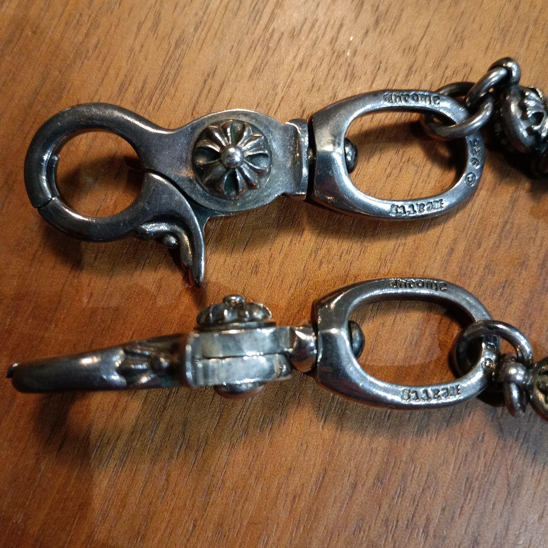 ウォレットチェーン　約55センチ　クロム　タイプ