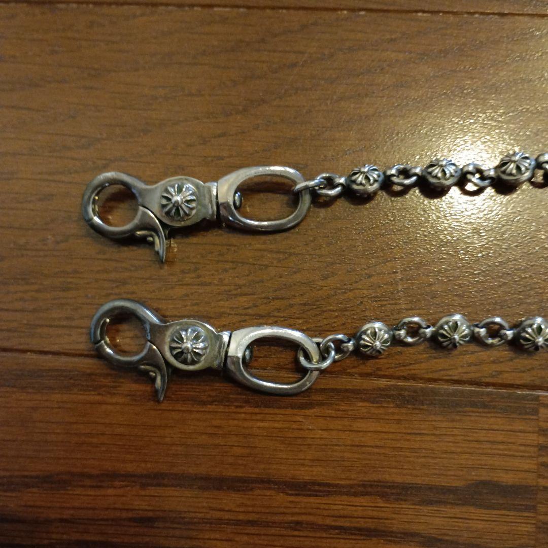 ウォレットチェーン　約55センチ　クロム　タイプ