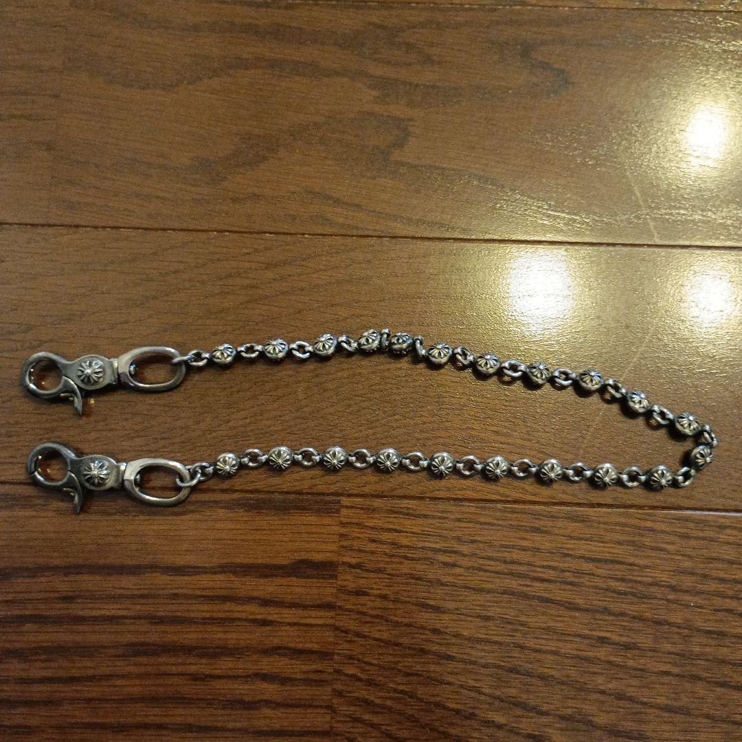 ウォレットチェーン　約55センチ　クロム　タイプ