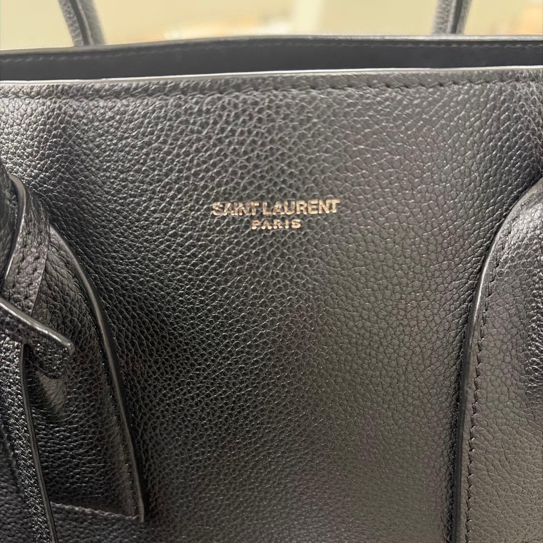 定価38万 美品 サンローラン サックドジュール ラージ ブラックマット