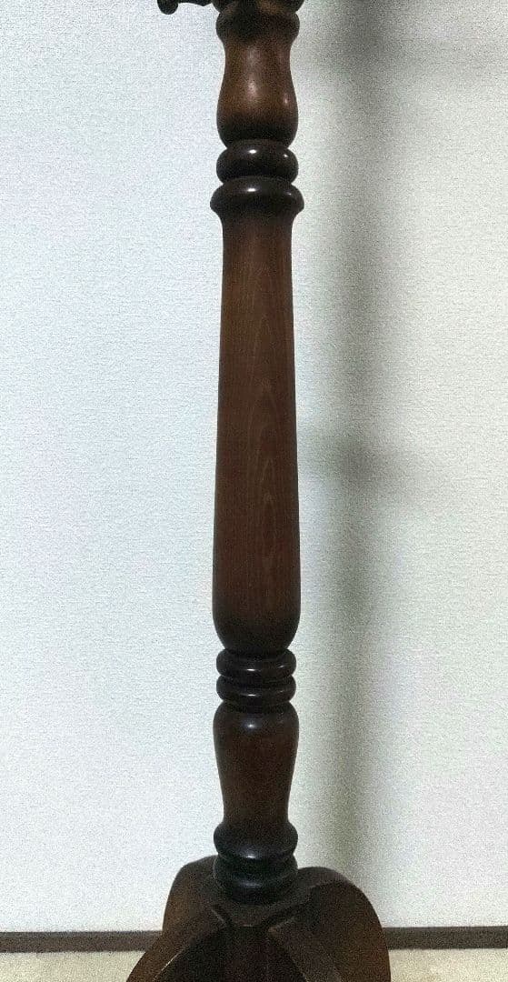 【カリモク】コロニアルハンガー　オールドカリモク アンティーク 木製