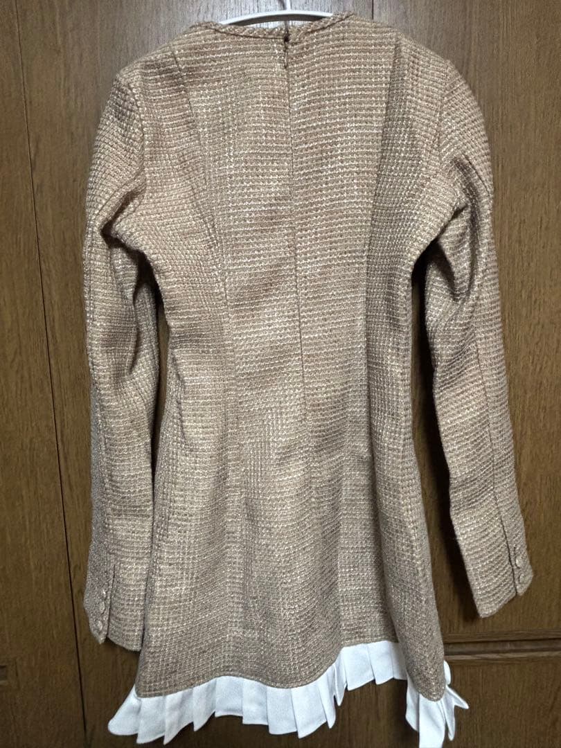 ☆ Darich プリーツドッキングツイードミニワンピース FLサイズ