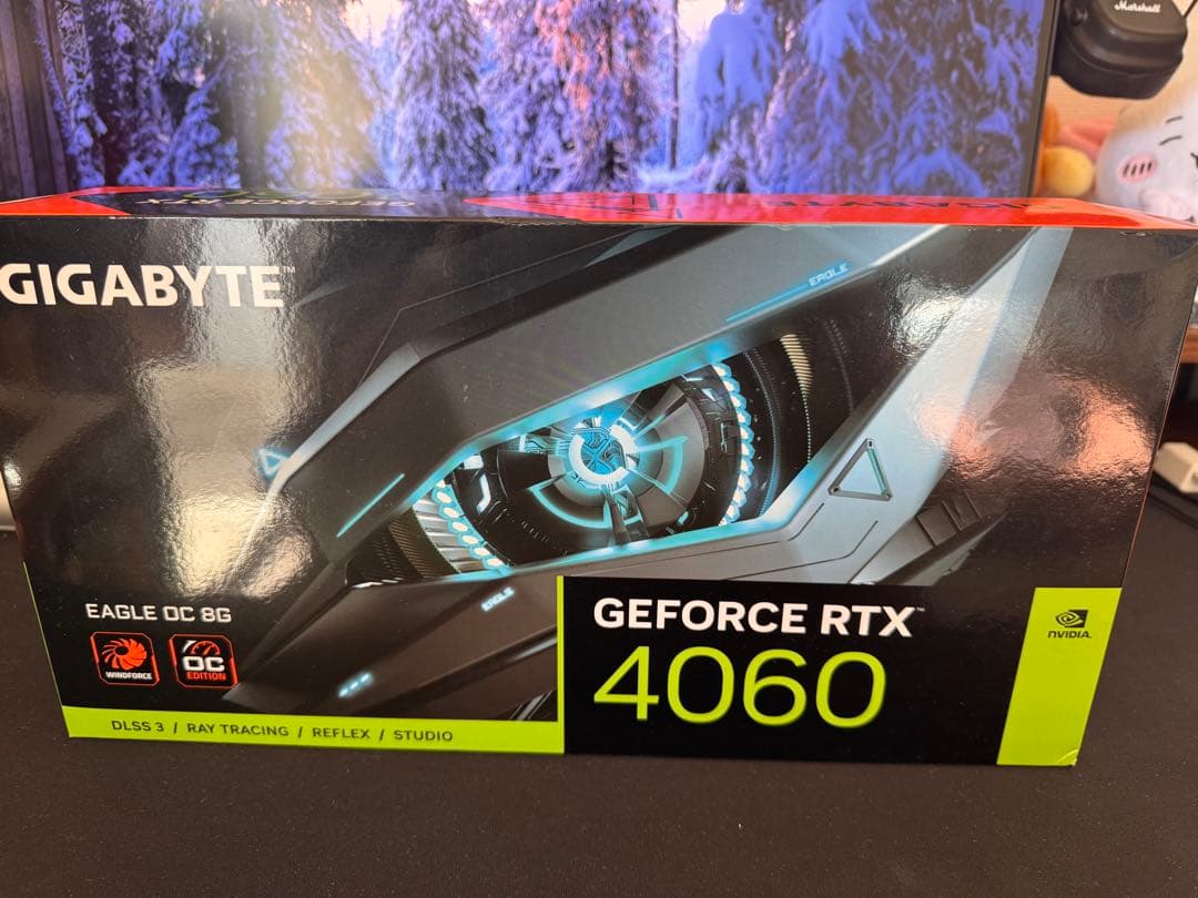 グラフィックボード・グラボ・ビデオカード GIGABYTE GEFORCE RTX 4060 EAGLE OC 8G