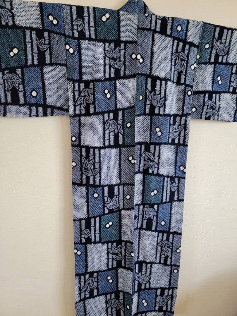 志保　浴衣　有松鳴海絞り　美品