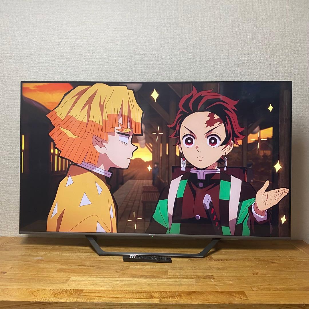 ハイセンス 65V型 4K液晶テレビ 65U7FG スマートテレビ 動画アプリ○