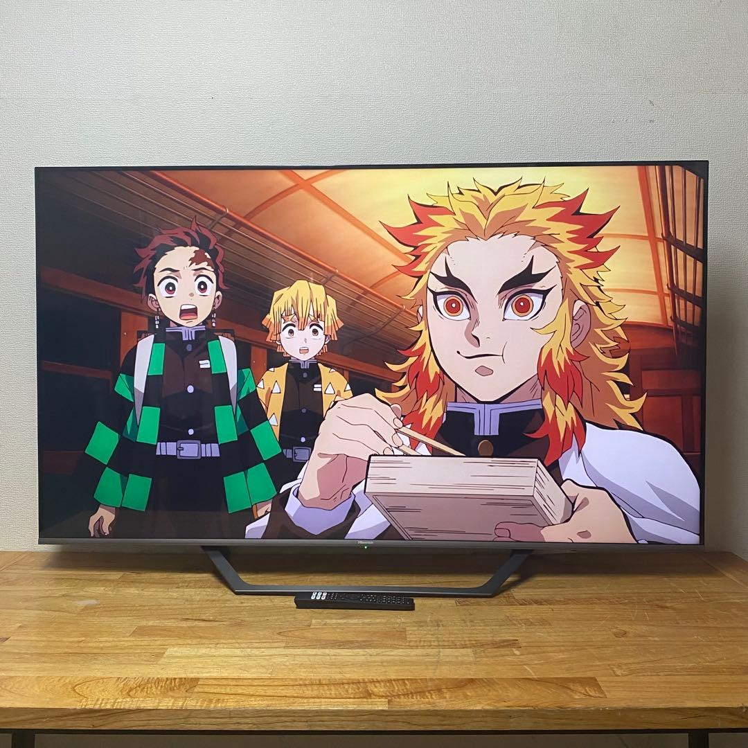ハイセンス 65V型 4K液晶テレビ 65U7FG スマートテレビ 動画アプリ○