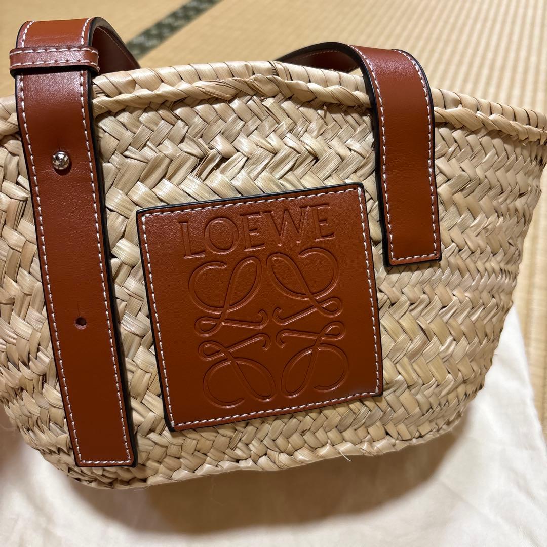 LOEWE ストローかごバッグ ベージュ スモールサイズ
