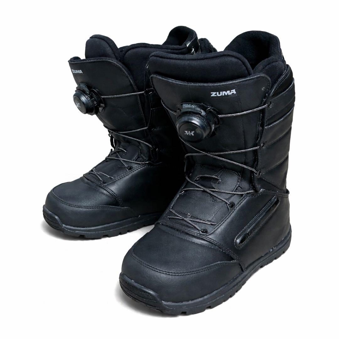 美品　ZUMA スノーボードブーツ 24cm レディース BOA 黒