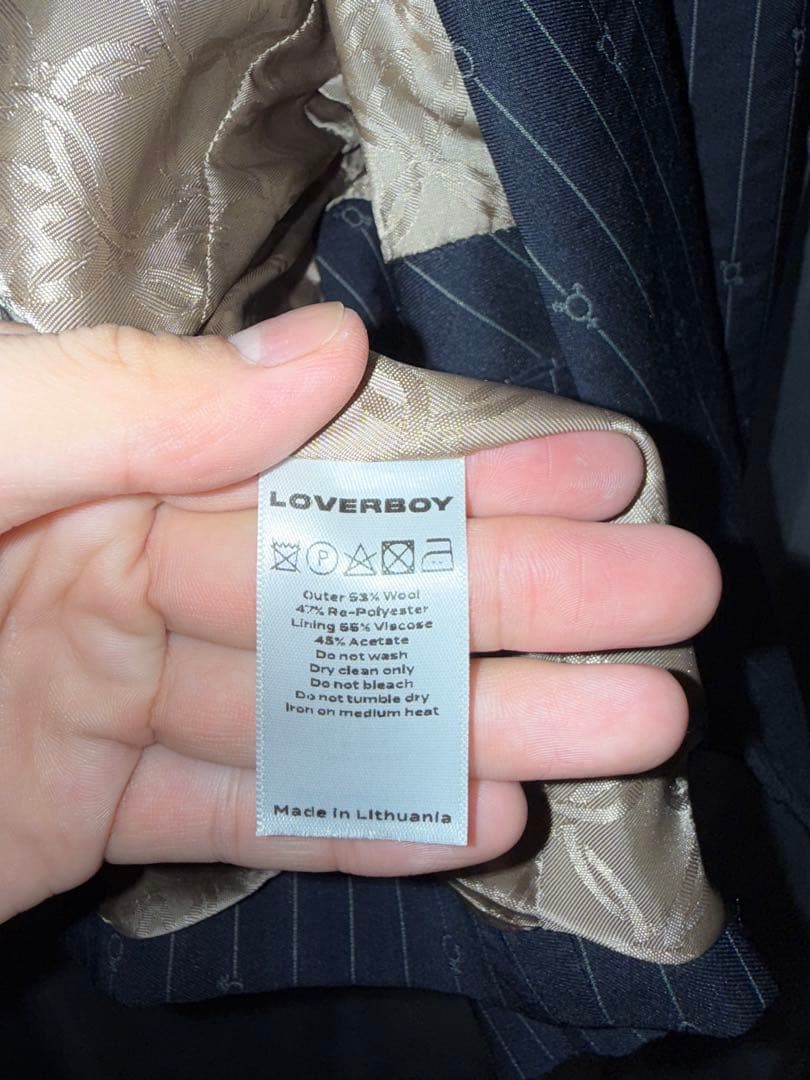 Charles Jeffery Loverboyテーラードジャケット