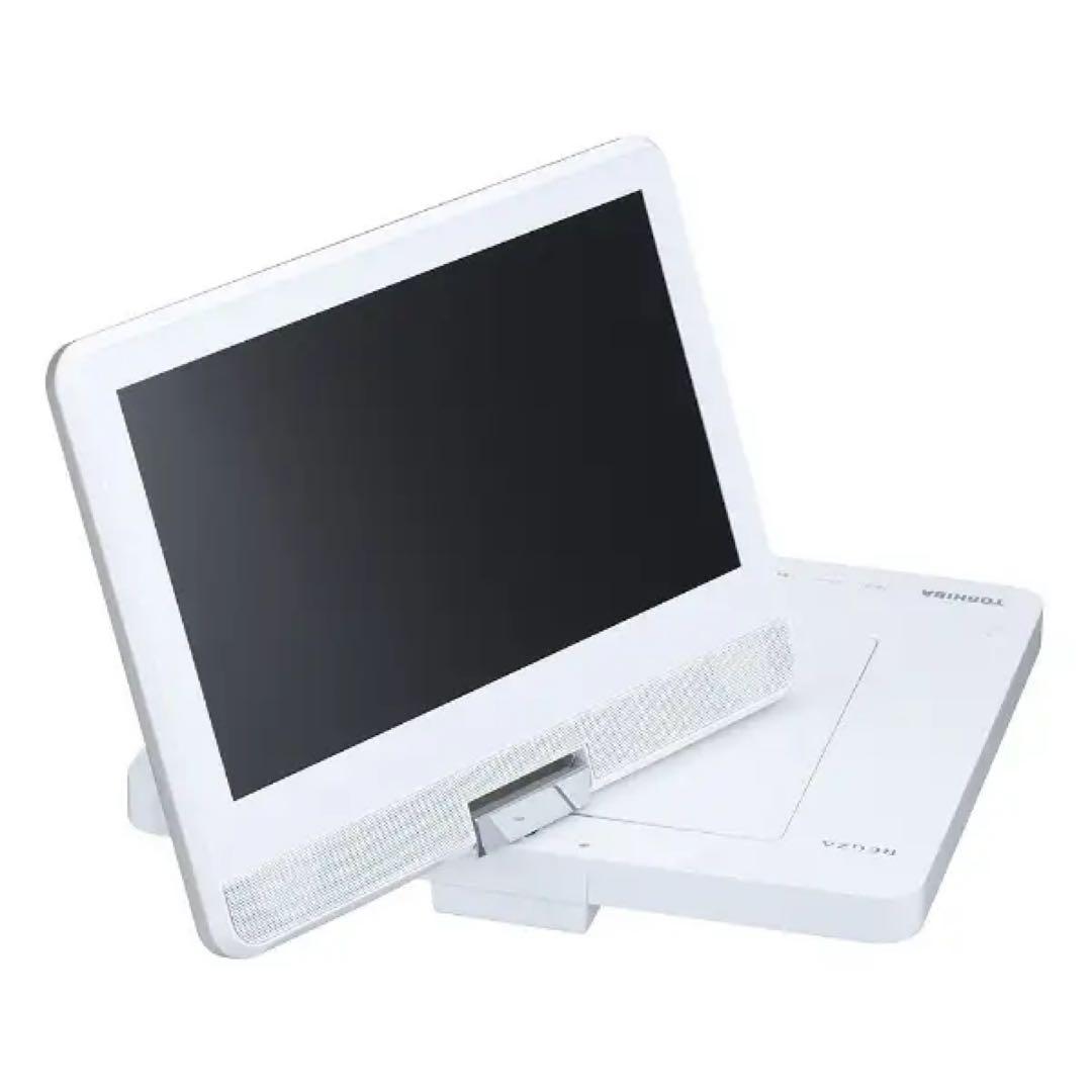 TOSHIBA ポータブルブルーレイディスクプレーヤー ホワイト シルバー