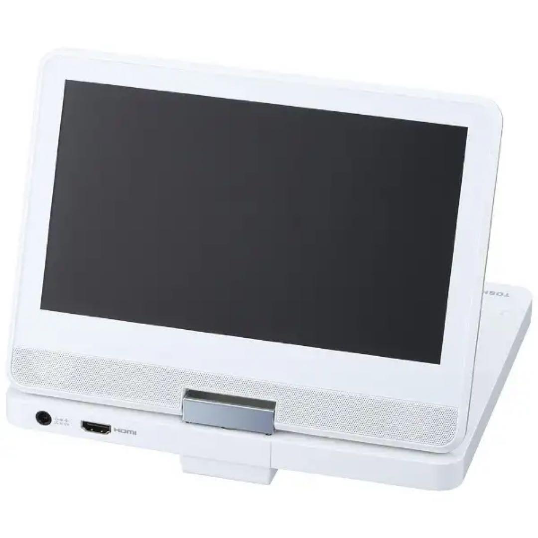 TOSHIBA ポータブルブルーレイディスクプレーヤー ホワイト シルバー