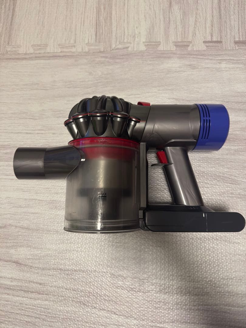 Dyson V8 パープル　本体、ヘッドともに分解洗浄済み