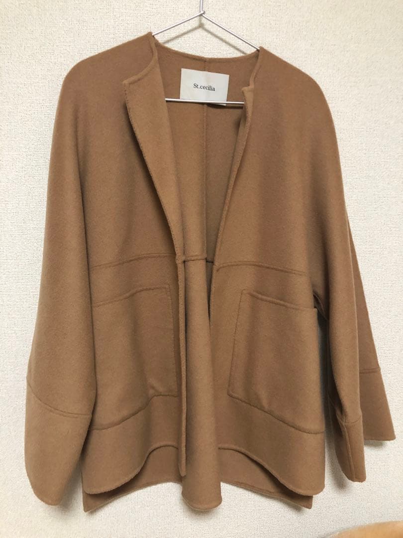 St.cecilia girlish リバーウールコート
