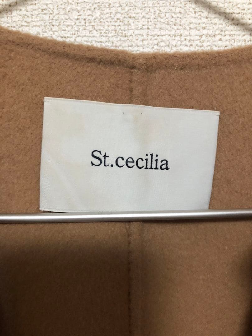 St.cecilia girlish リバーウールコート
