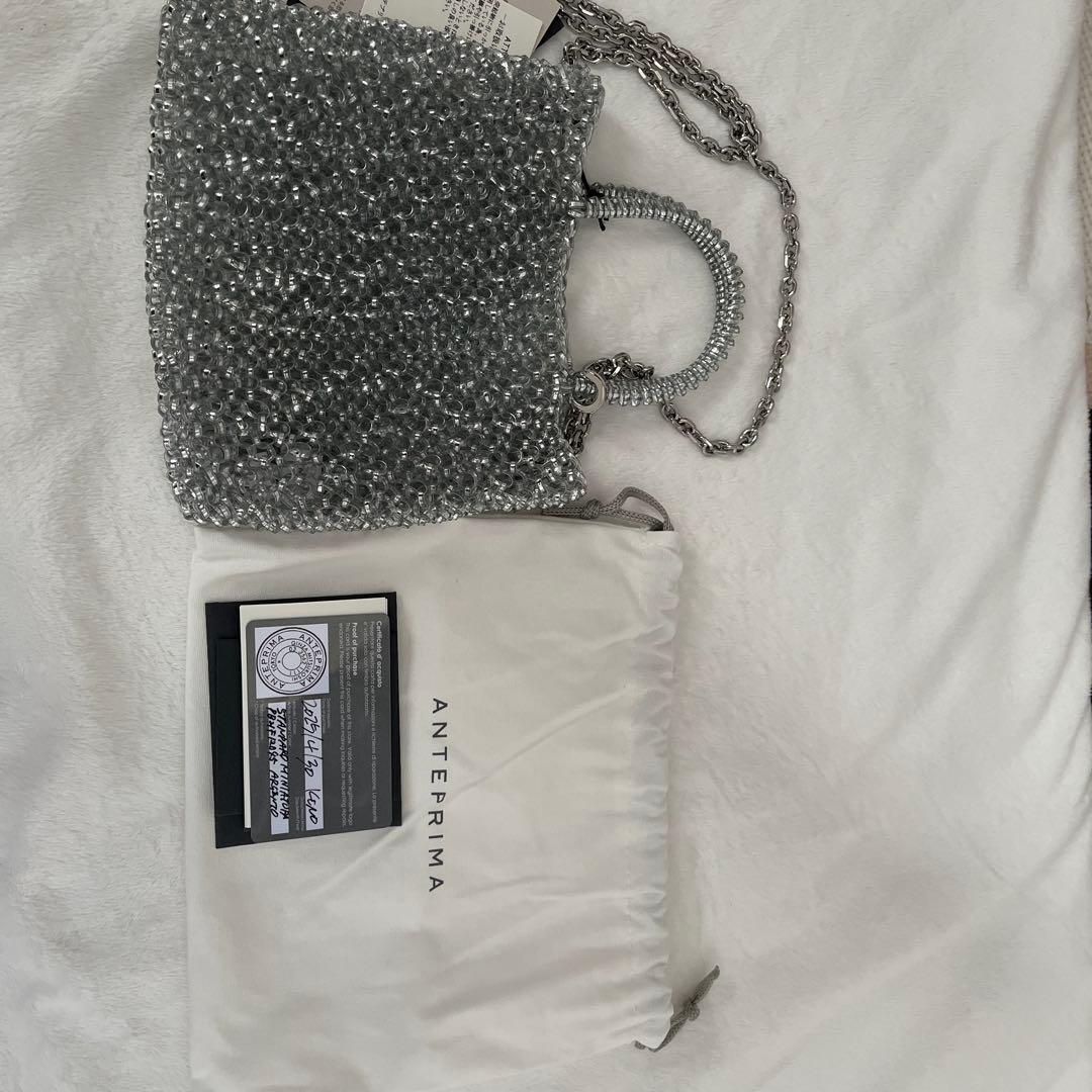 ★新品★ ANTEPRIMA アンテプリマ　ミニアトゥーラ　人気カラーシルバー