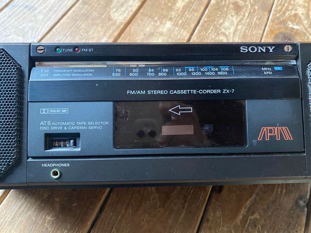 ONY ZXー7 AM FM ステレオカセットレコーダー