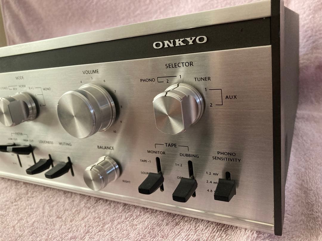 マツモトリナ　⭐️動作品！　ONKYO プリメインアンプ A-755MkⅡ