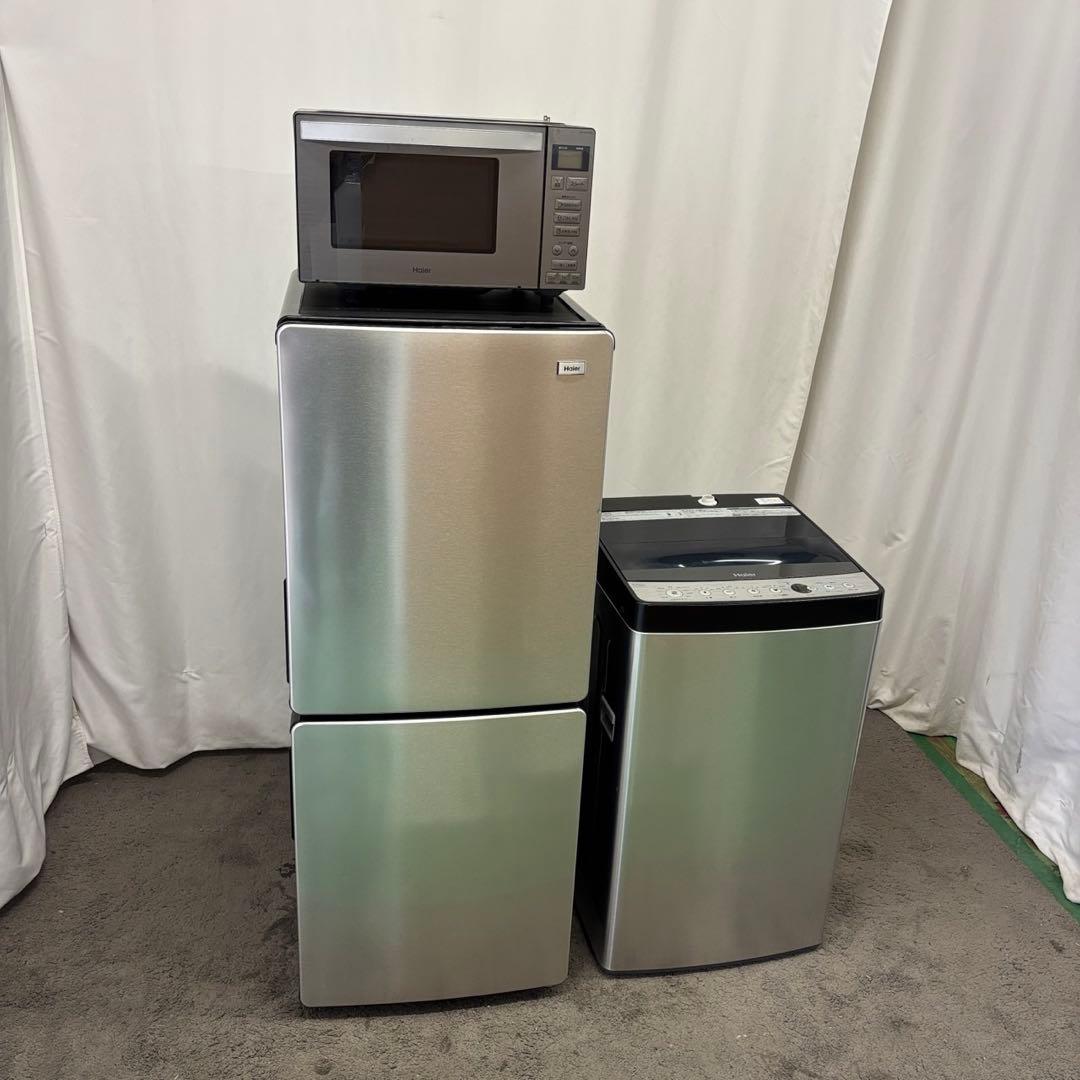 ★147　冷蔵庫　洗濯機　電子レンジ　Haier　一人暮らし　安い　設置無料