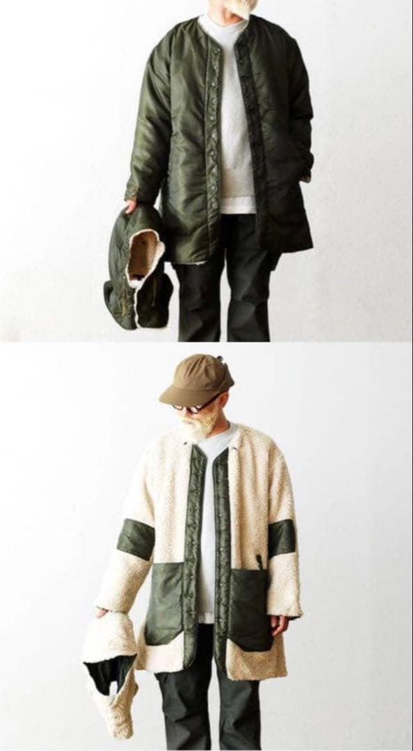 エンジニアードガーメンツ liner jacket M-65 モッズコート S