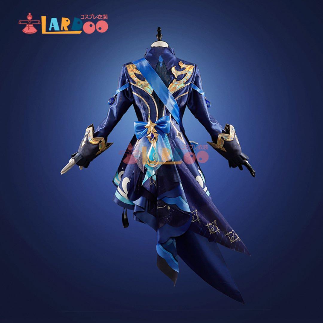 ウィッグ・靴あり S 原神 フリーナ ウーシア 黒ver コスプレ 衣装