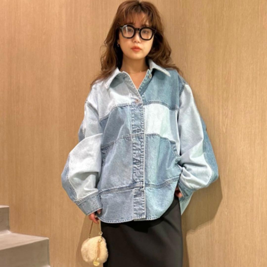 フレイアイディー￼アッパーハイツコラボデニムジャケット