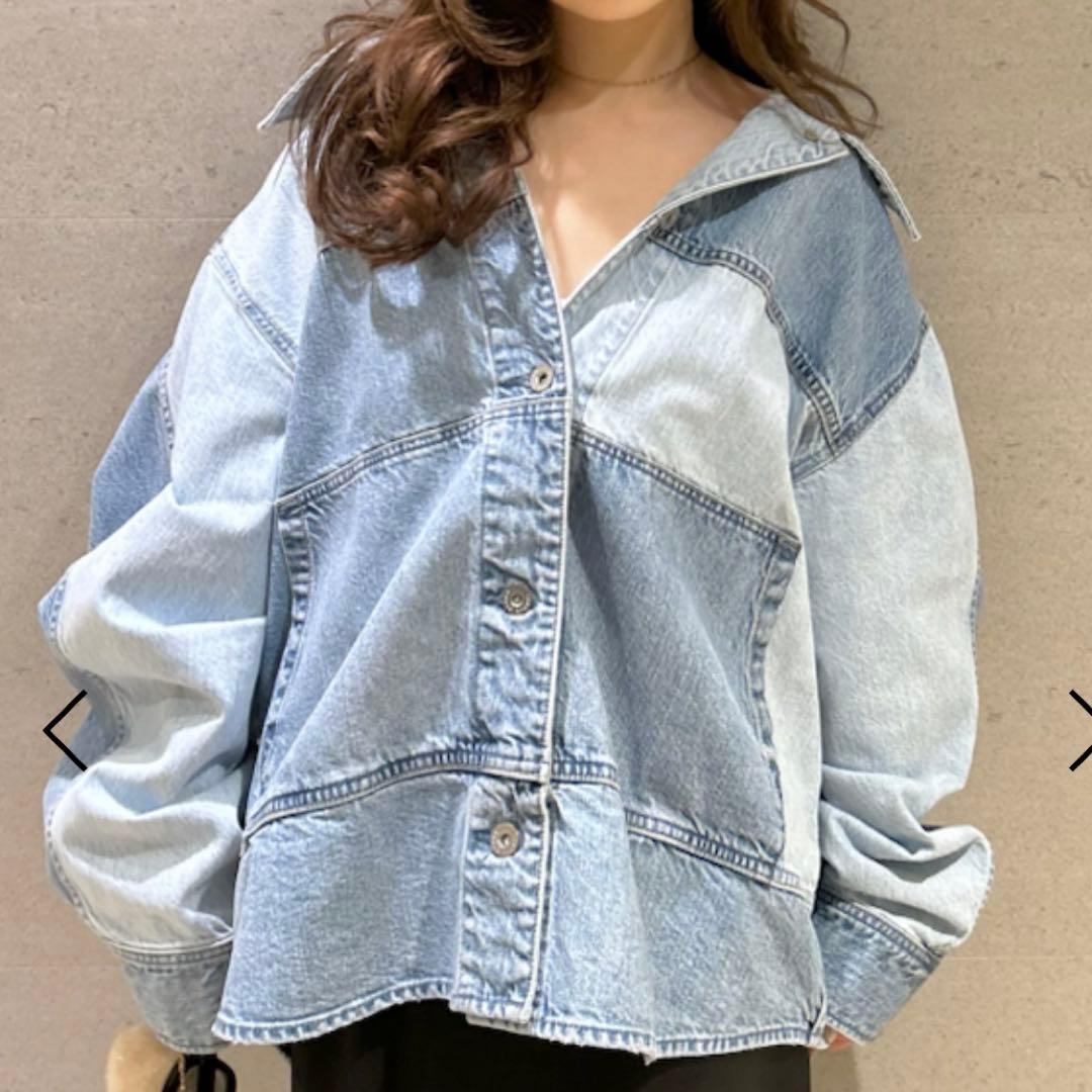 フレイアイディー￼アッパーハイツコラボデニムジャケット