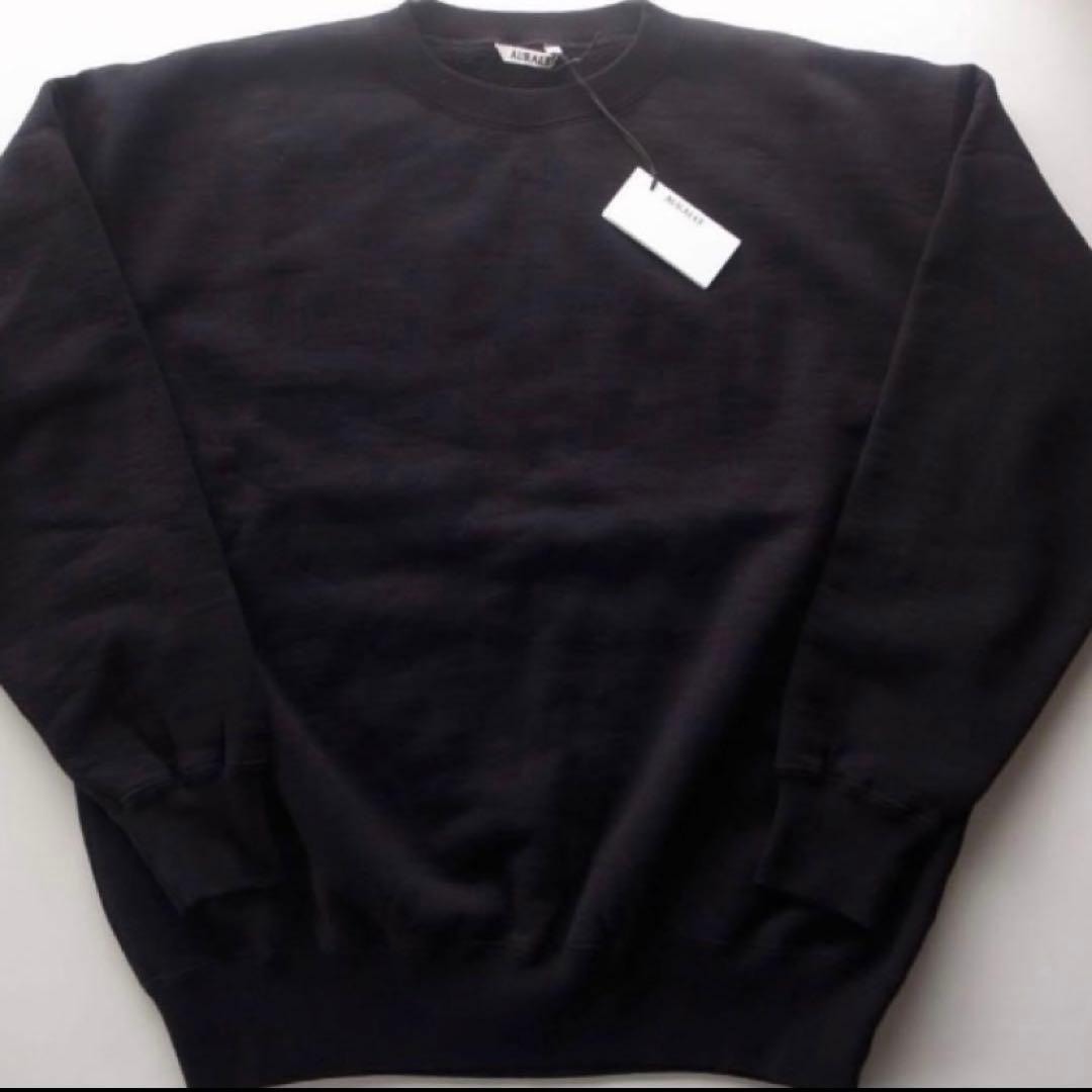 タグ有り AURALEE smooth soft sweat p/o