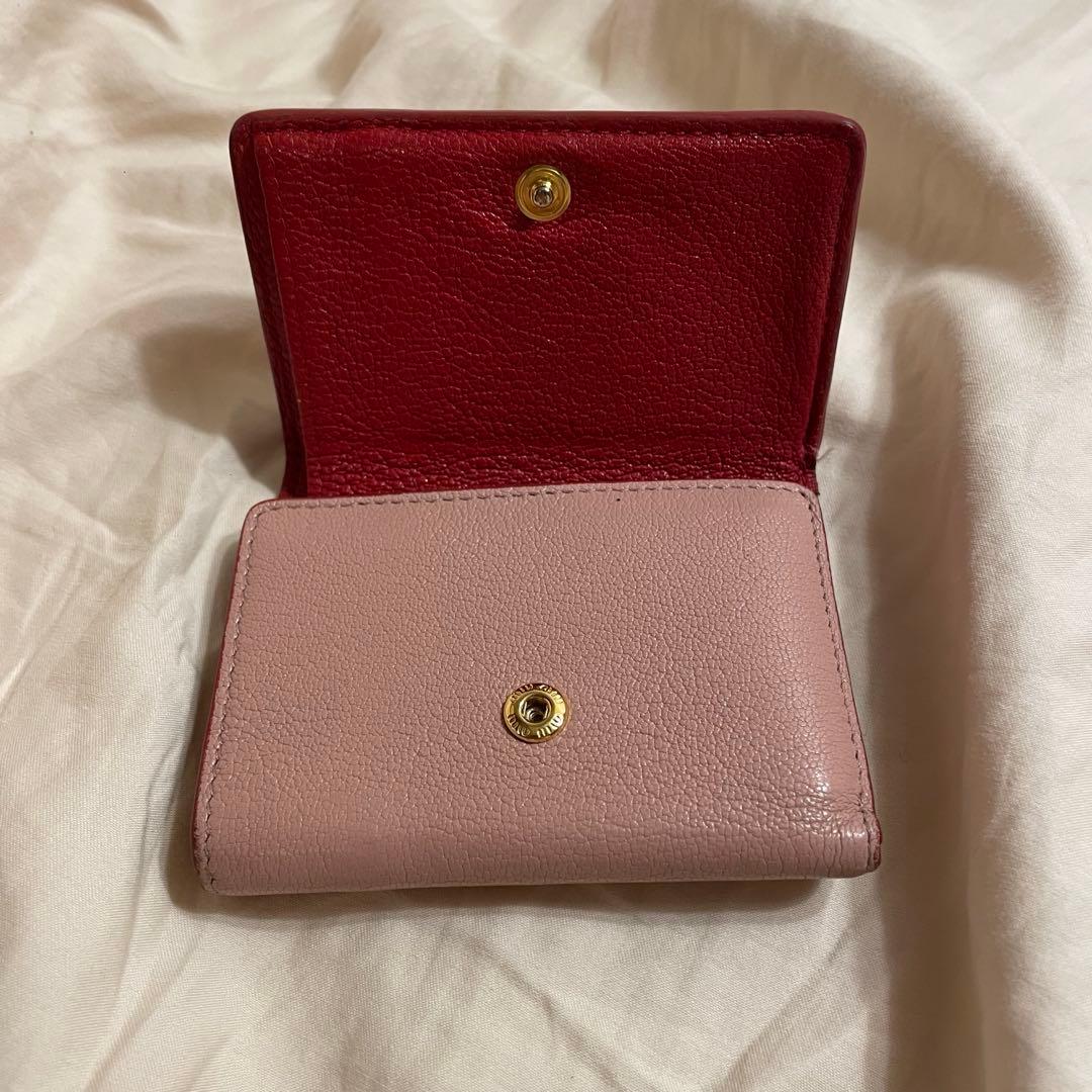 MIUMIU ラブレター　ミニ財布