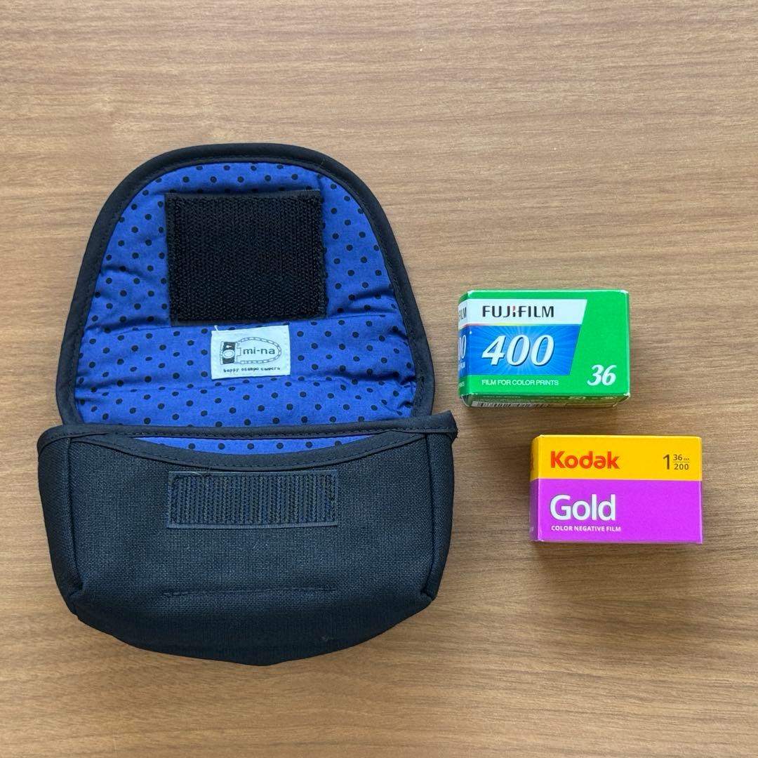 整備済 KONICA C35 (フィルム2本・ソフトケース・説明書コピー付)