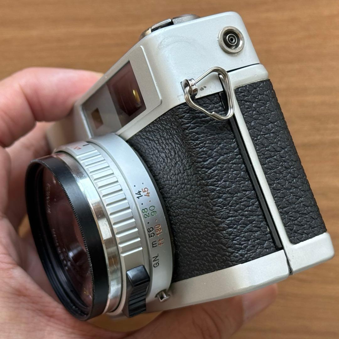 整備済 KONICA C35 (フィルム2本・ソフトケース・説明書コピー付)