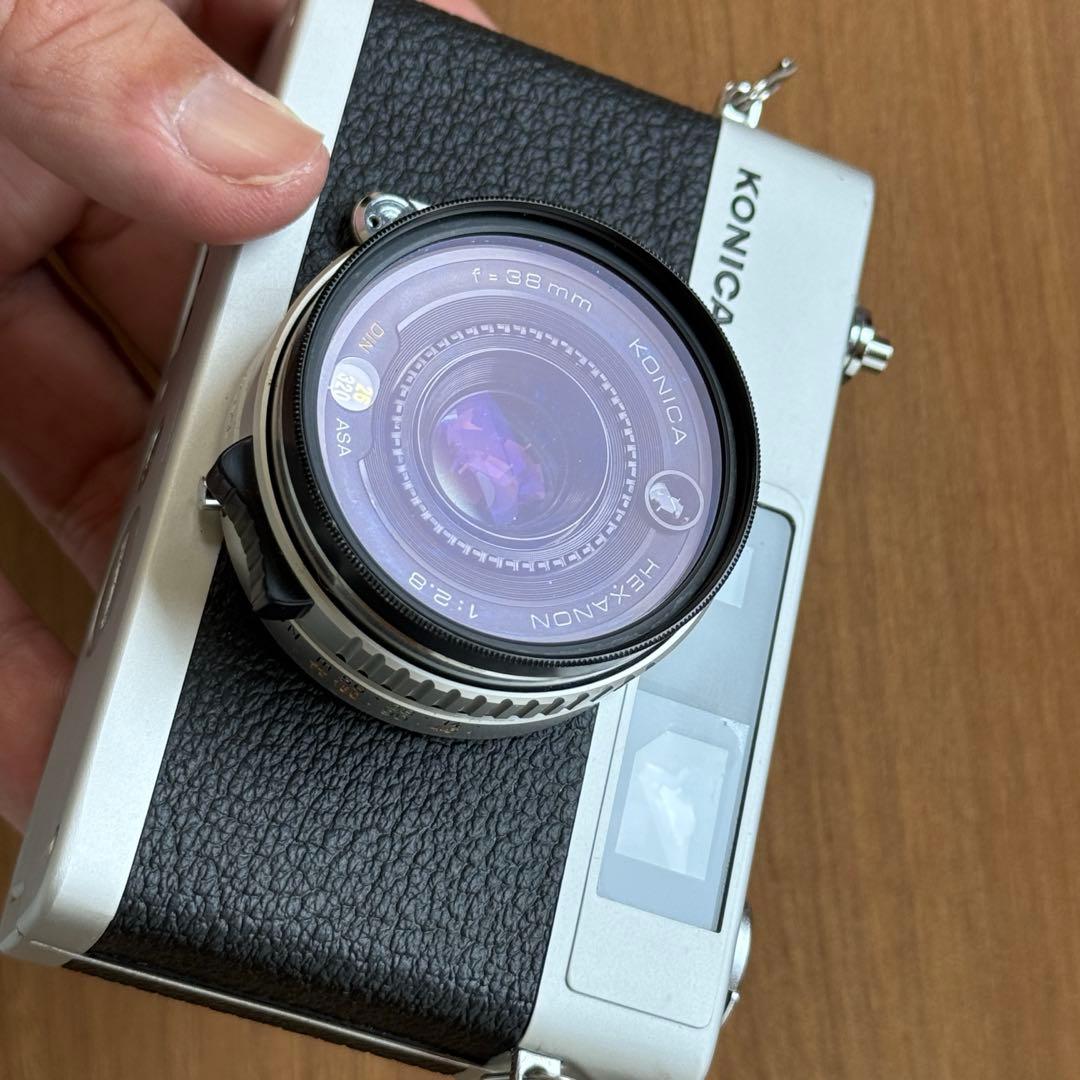 整備済 KONICA C35 (フィルム2本・ソフトケース・説明書コピー付)